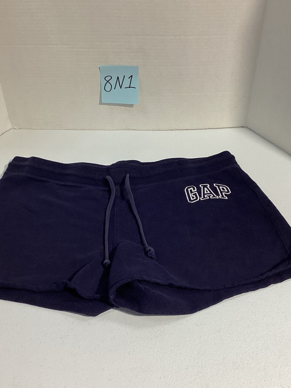 GAP Women's Navy Drawstring Fleece Shorts